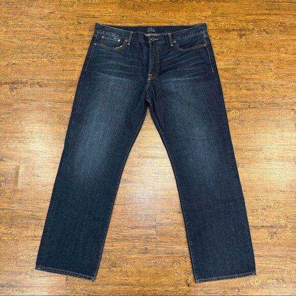 Lucky Brand Other - Lucky‎ Brand Blue 361 Vintage Straight Dark Wash Casual Denim Jeans Men's 40x32
